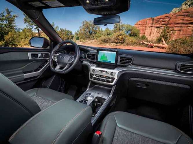 2021 Ford Explorer Timberline interior