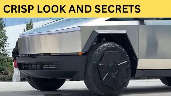 Rare Crisp Look at The Hidden Details of Tesla Cybertruck