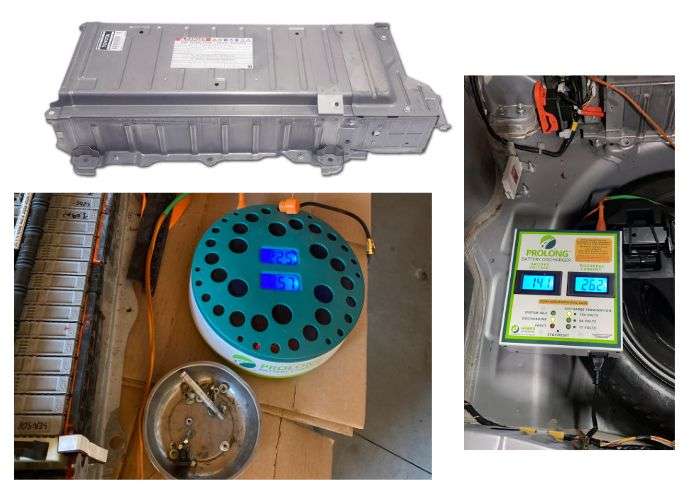 Toyota Prius hybrid battery with prolong reconditioning equipment 