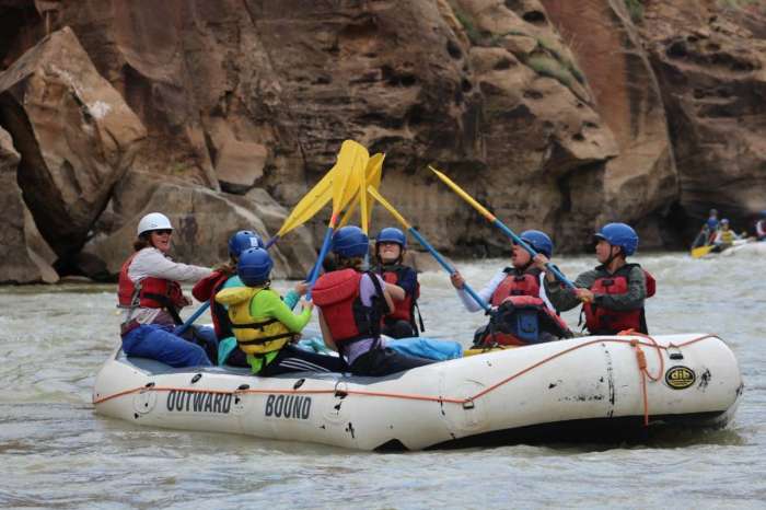 Outward Bound river rafting