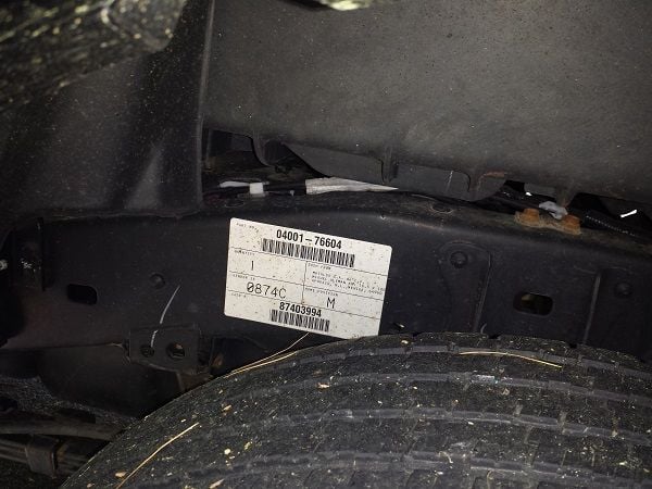 Tacoma Frame 2-Years