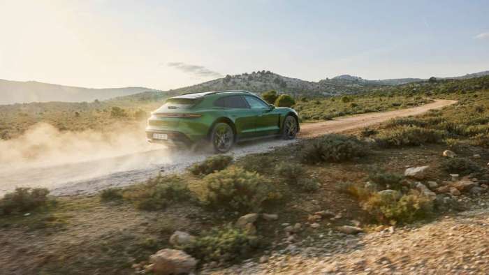 Porsche Taycan Turbo S Cross Turismo with Off Road Design Package