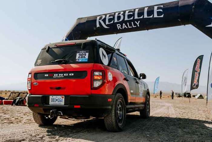 2021 Ford Bronco Sport at 2020 Rebelle Rally