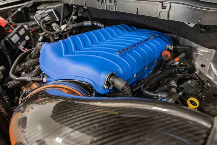 2021 Shelby F-150 supercharged engine