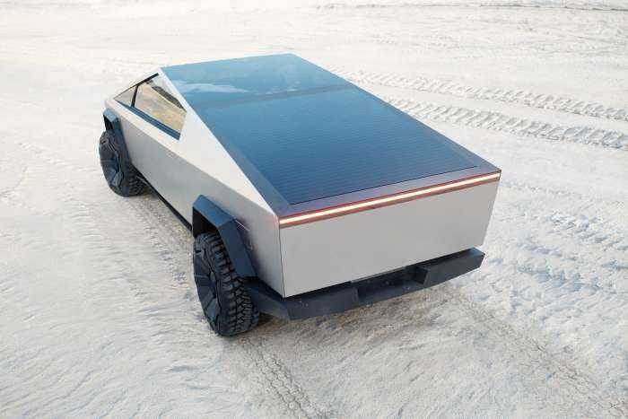 Tesla Cybertruck, courtesy of Tesla Inc.