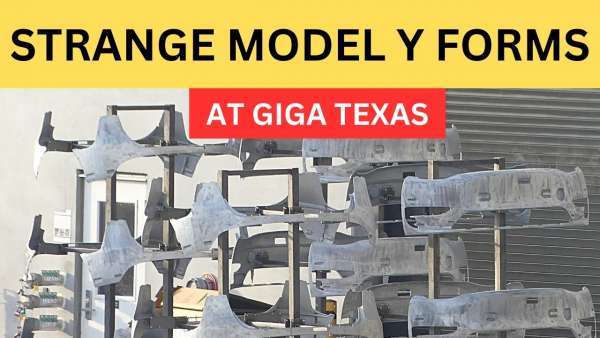 Tesla Giga Texas: A Glimpse and Strange Model Y Bumper Forms