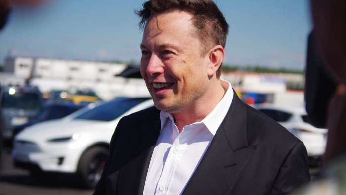 Tesla CEO Elon Musk at Giga Berlin