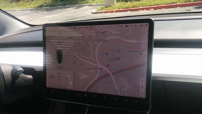 Tesla's User Interface Display