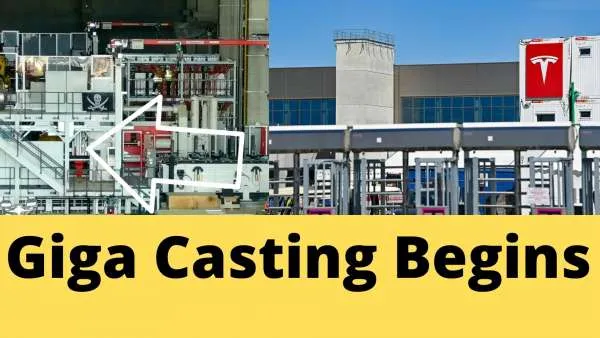 Tesla Giga Berlin Test Casting