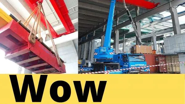 Tesla Giga Belrin's 100t new crane from BANG Kransysteme