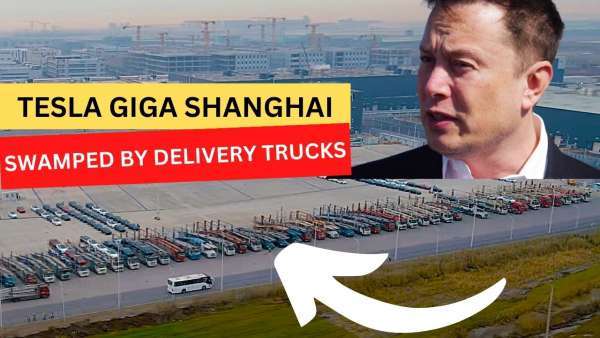 Tesla Giga Shanghai Back in Full Swing as Delivery Trucks Flood the Factory