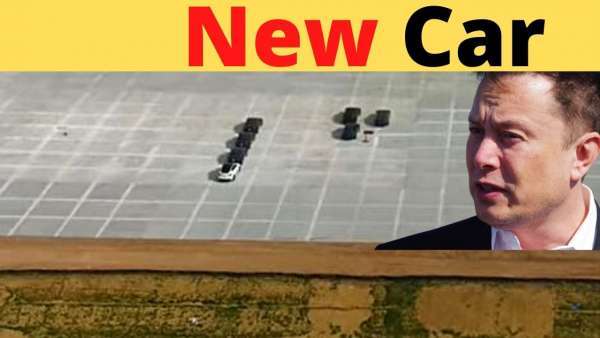 Tesla new white Model Y from Giga Texas