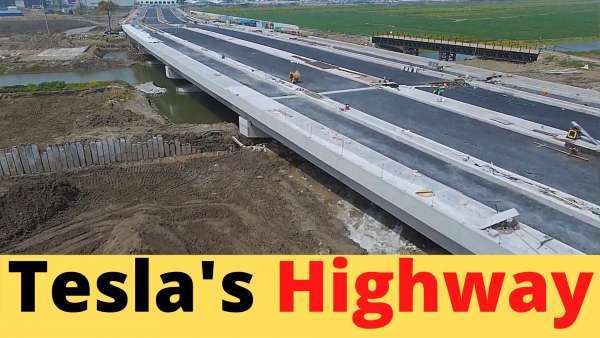 Tesla Shanghai Gigafactory road construction