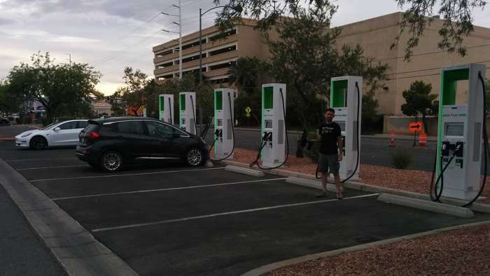 Tesla Model 3 Chevy Bolt EV Las Vegas Electrify America