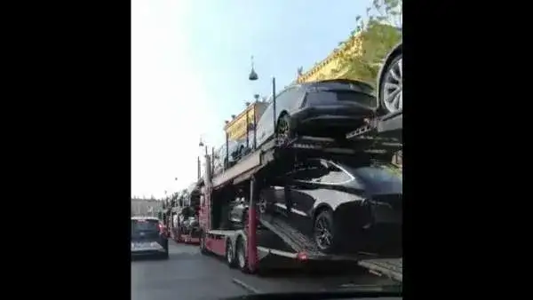 Tesla Model 3 deliveries in Copenhagen