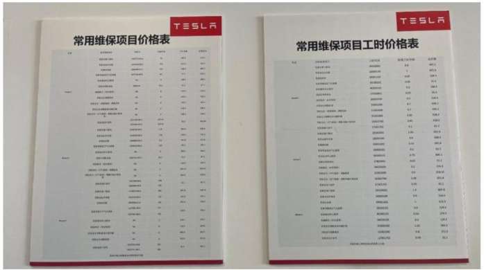 Tesla's New Price List in China