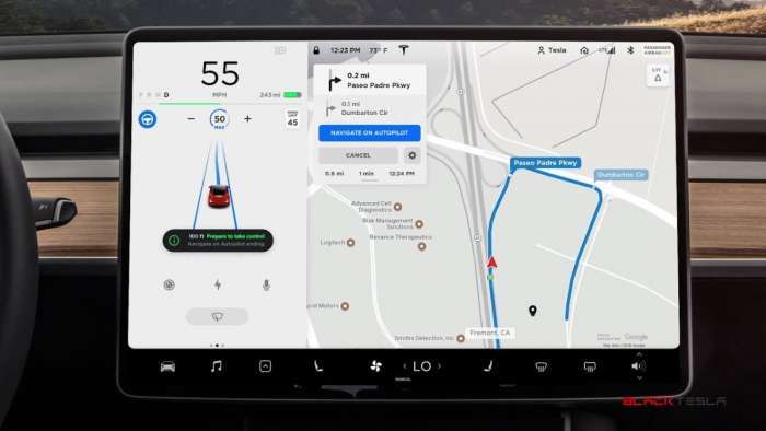 Tesla Navigate On Autopilot