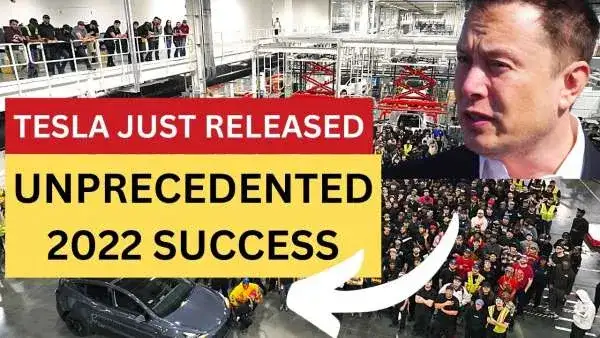 Tesla Posts Massive List of Achievements for 2022