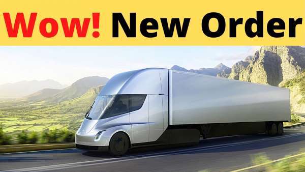 10 Tesla Semi trucks and two megachargers ordered.