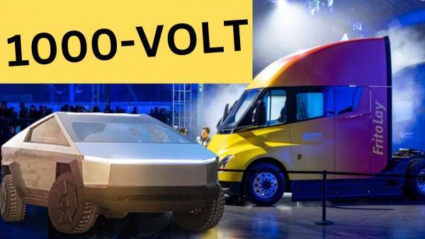 Tesla Semi, Cybertruck Are Few of Several Cars To Feature a 1000-Volt Powertrain