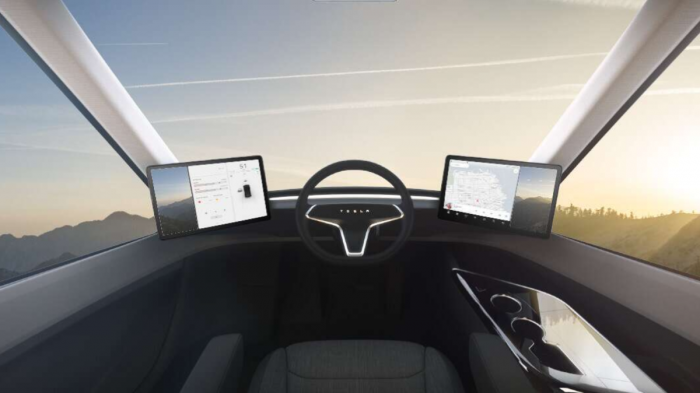 Tesla Semi Interior