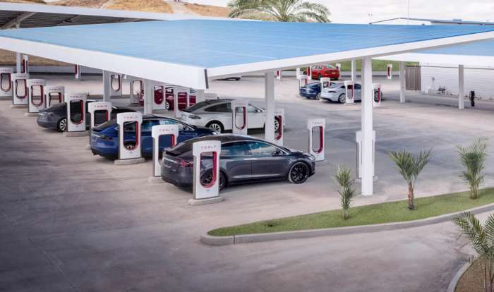 Telsa SuperCharging Solar Network 