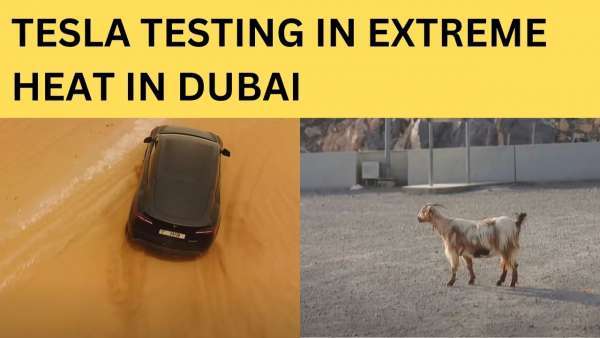 Testing the Limits: Tesla Engineers Push Vehicle Durability to Extreme Heat in Dubai