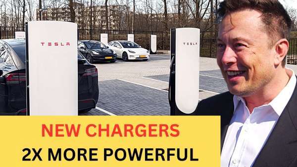 Tesla's New V4 Supercharger is Twice More Powerful