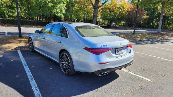 The 2022 Mercedes-Benz S580 Review rear view