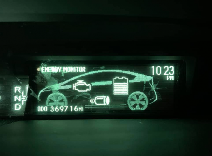 2010 -2015 Toyota Prius Battery Gauge