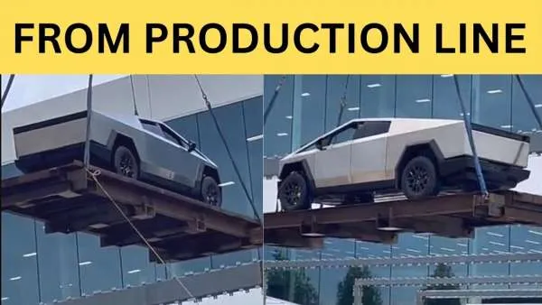 This May Possibly Be the 1st Tesla Cybertruck Off The Production Floor