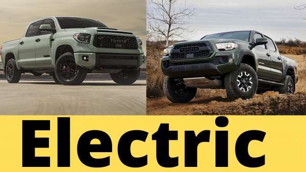 Toyota to make electric trucks.