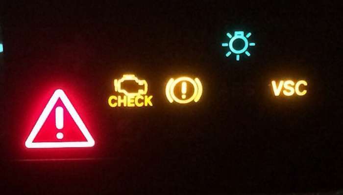 Toyota Prius warning lights