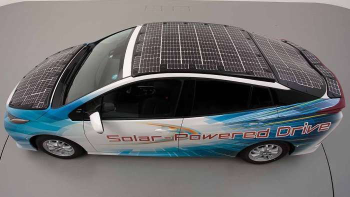 Toyota Prius Prime Solar Roof NEDO