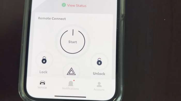 Toyota remote engine start remote connect start stop lock unlock