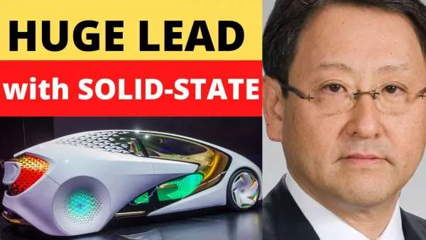 Toyota Secures Huge Lead in Solid-State Batteries To Release a Hybrid Vehicle