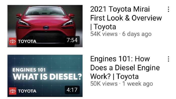 Toyota USA diesel video