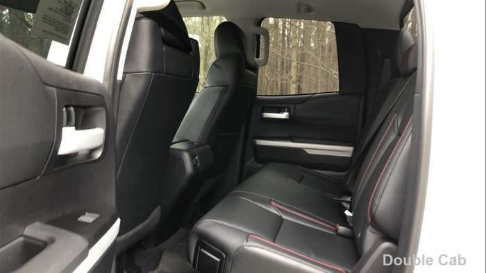2020 Toyota Tundra TRD Pro Double Cab rear leg room