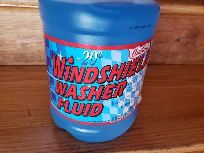 windshield washer fluid with correct temp rating