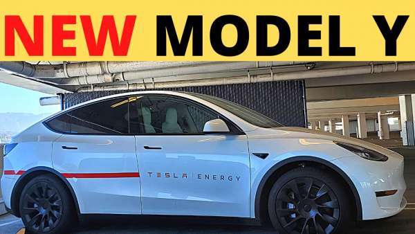 Watch Tesla Energy Branded Model Y as Tesla Converts Its Fleet