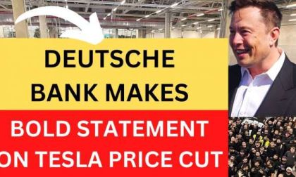 Deutsche Bank Makes a BOLD STATEMENT ABOUT TESLA'S Price Cuts and Offensive Power