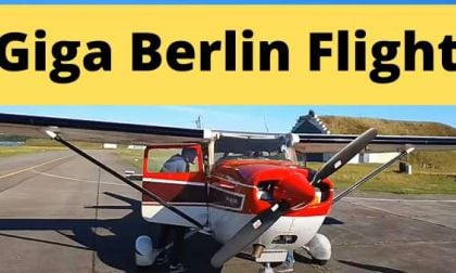 Flying over Tesla's Berlin Gigafactory