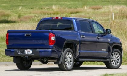 The rear end of the 2014 Toyota Tundra Limited CrewMax