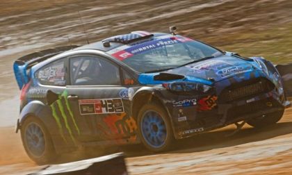 Ken Block at the Charlotte GRC race