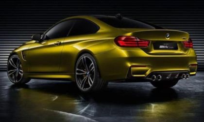 The rear end of the BMW M4 Concept