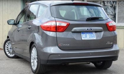 The rear end of the 2013 Ford C-Max SEL Hybrid