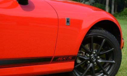 The wheel of the 2013 Mazda MX-5 Club 