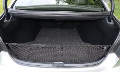 The trunk of the 2013 Lexus LS460 F Sport AWD