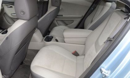 The rear interior of the 2013 Chevrolet Volt