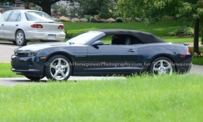 The 2014 Chevrolet Camaro V6 Convertible Front End